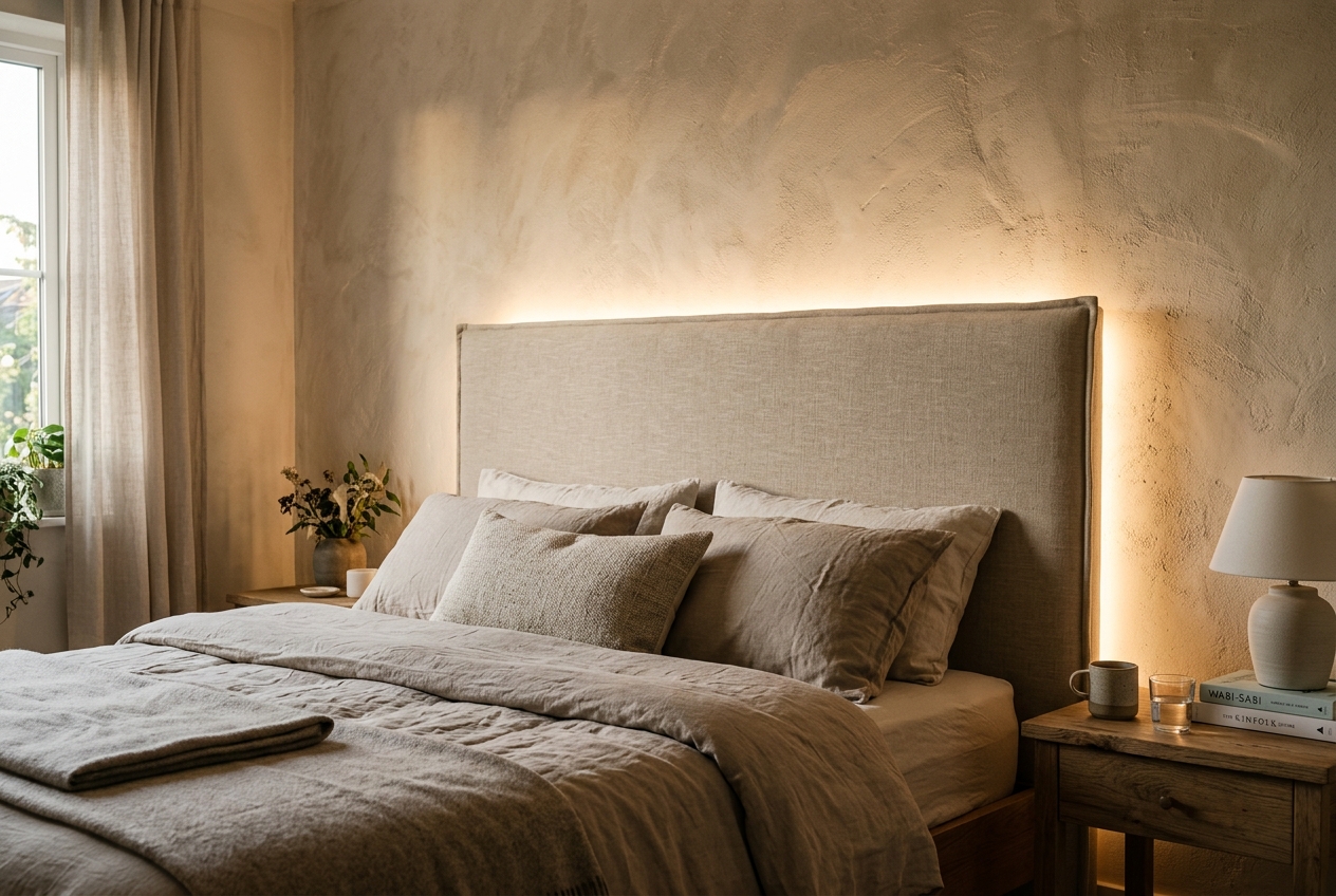 Installing Ambient LED Headboard Lighting Without Visible Cords